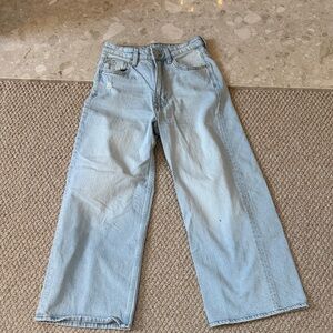 H&M Light Blue Wide-Leg Jeans